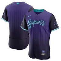 Maillot authentique Nike pour homme, violet, Arizona Diamondbacks City Connect, avec patch de sponsor.