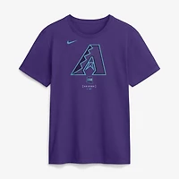 Men's Nike Purple Arizona Diamondbacks City Connect Large Logo T-Shirt