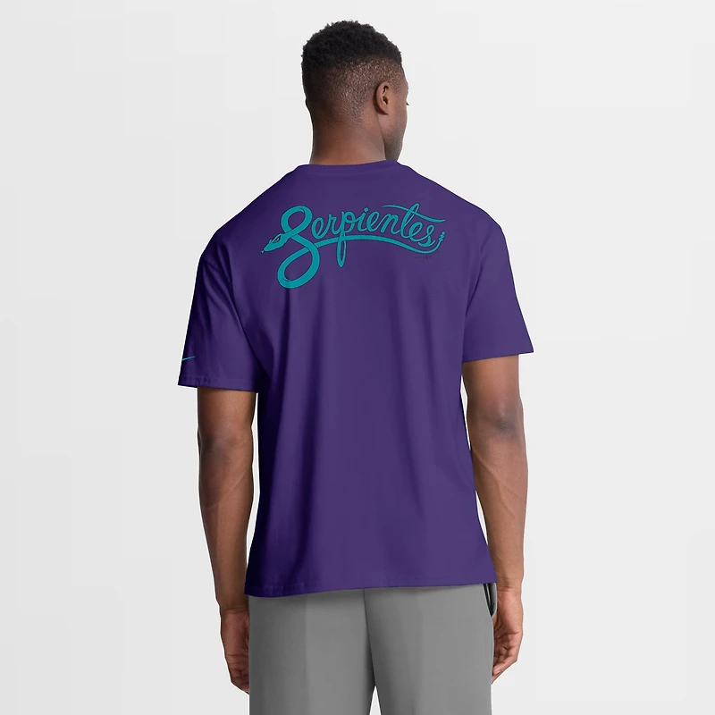 T-shirt à poche Nike City Connect Max90 violet pour homme, Arizona Diamondbacks