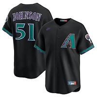 Maillot Nike Randy Johnson crème pour homme Arizona Diamondbacks Throwback Cooperstown Collection Limited
