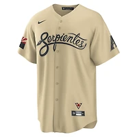 Men's Nike Randy Johnson Sand Arizona Diamondbacks City Connect Replica Player Jersey