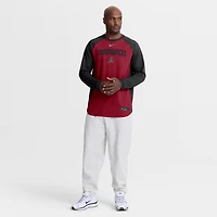 Men's Nike Red Arizona Diamondbacks Authentic Collection Raglan Dri-FIT Sweatshirt