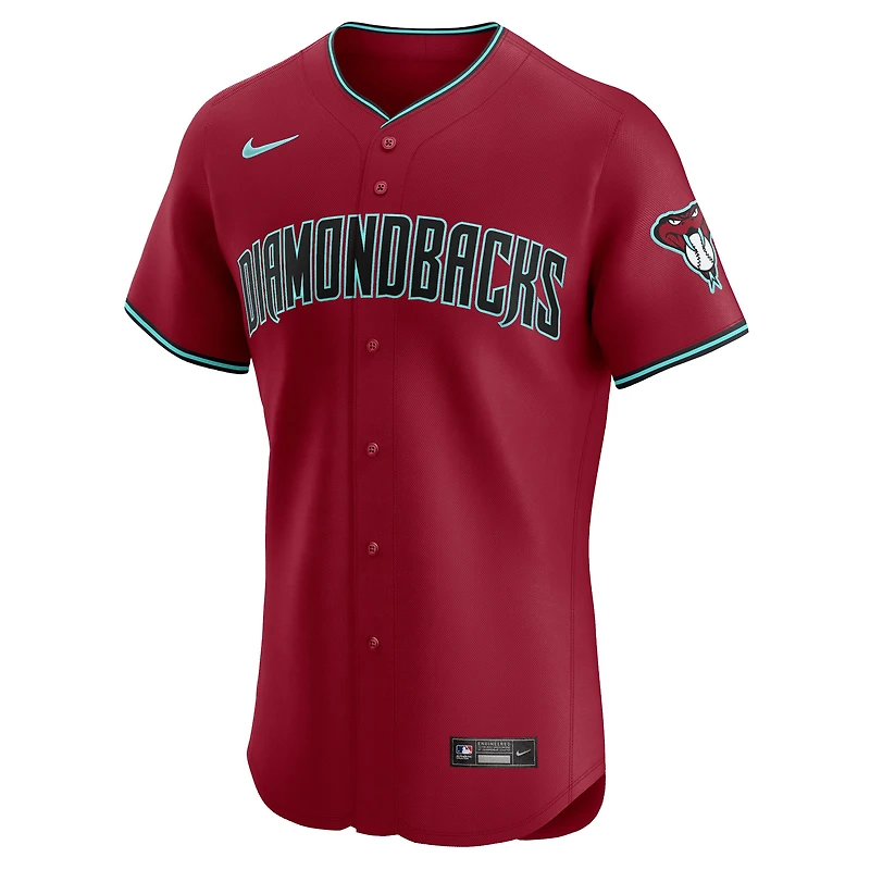 Men's Nike  Red Arizona Diamondbacks Vapor Premier Elite Patch Jersey