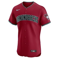 Men's Nike  Red Arizona Diamondbacks Vapor Premier Elite Patch Jersey
