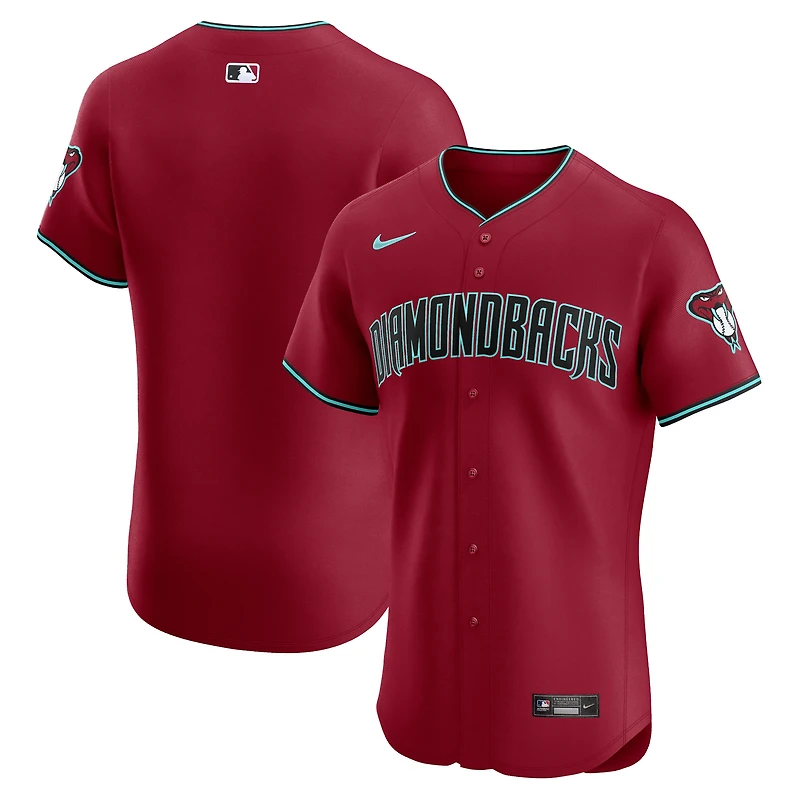 Men's Nike  Red Arizona Diamondbacks Vapor Premier Elite Patch Jersey