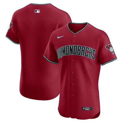 Men's Nike  Red Arizona Diamondbacks Vapor Premier Elite Patch Jersey