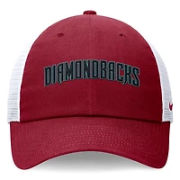 Men's Nike Red Arizona Diamondbacks Wordmark Adjustable Trucker Hat