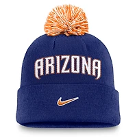 Men's Nike  Royal Arizona Diamondbacks Peak Cuffed Knit Hat with Pom