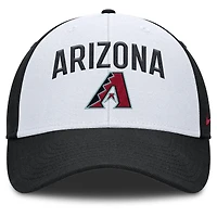 Casquette ajustable Nike Club Performance pour homme, blanche/noire, Arizona Diamondbacks