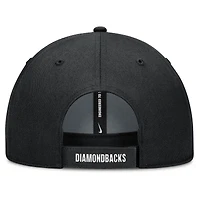 Casquette ajustable Nike Club Performance pour homme, blanche/noire, Arizona Diamondbacks