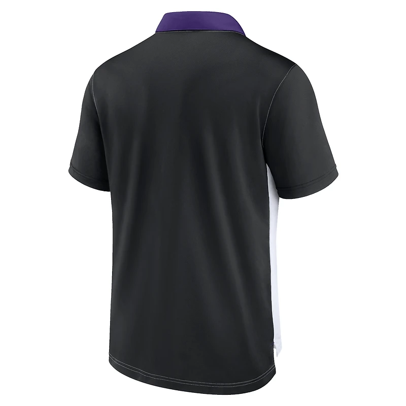 Men's Nike  White/Black Arizona Diamondbacks Rewind Stripe Polo