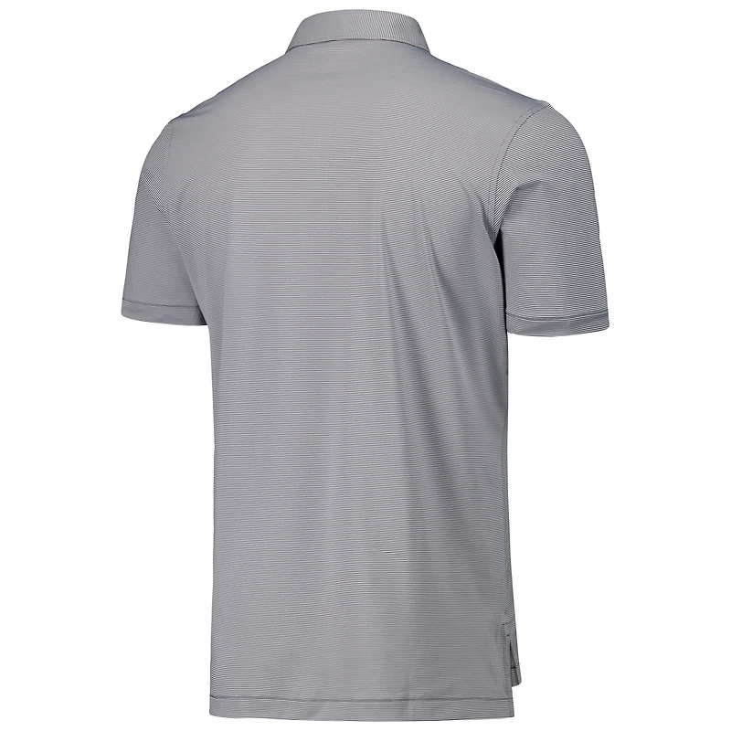 Men's Peter Millar Black Arizona Diamondbacks Jubilee Stripe Stretch Jersey Polo