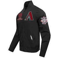 Men's Pro Standard Black Arizona Diamondbacks Area Code Twill Full-Zip Jacket