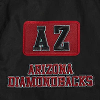 Men's Pro Standard Black Arizona Diamondbacks Area Code Twill Full-Zip Jacket