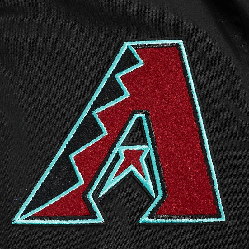 Men's Pro Standard Black Arizona Diamondbacks Area Code Twill Full-Zip Jacket