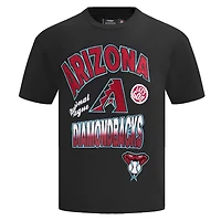 T-shirt à épaules tombantes Turn It Up Pro Standard pour homme, noir, Arizona Diamondbacks