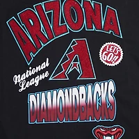 T-shirt à épaules tombantes Turn It Up Pro Standard pour homme, noir, Arizona Diamondbacks