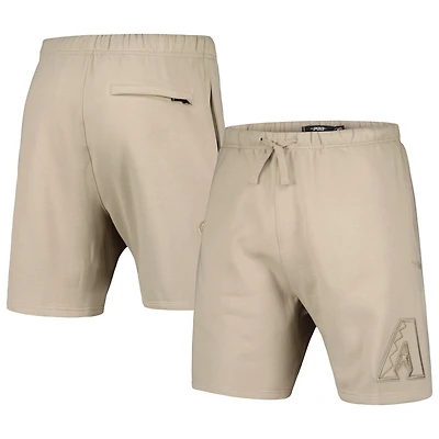 Men's Pro Standard Khaki Arizona Diamondbacks Neutral Fleece Shorts