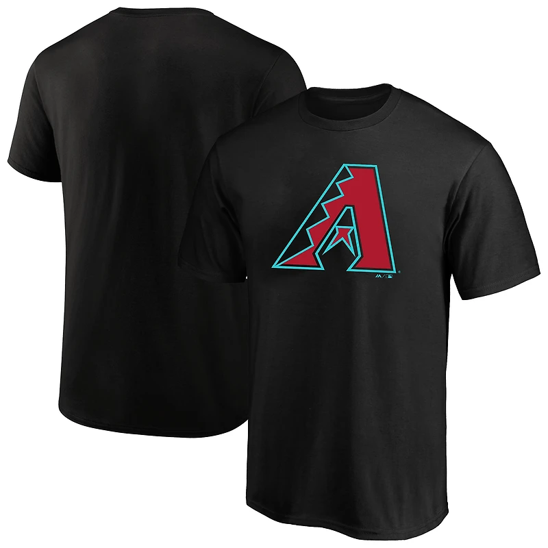 Men's Profile Black Arizona Diamondbacks Big & Tall Primary Logo T-Shirt