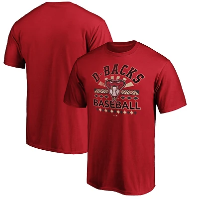Men's  Red Arizona Diamondbacks Team Adrenaline T-Shirt