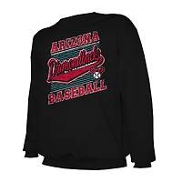 Sweat-shirt ras du cou léger noir Stitches des Diamondbacks de l'Arizona pour homme