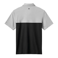 Men's TravisMathew Gray/Black Arizona Diamondbacks Home Run Leader Tri-Blend Polo