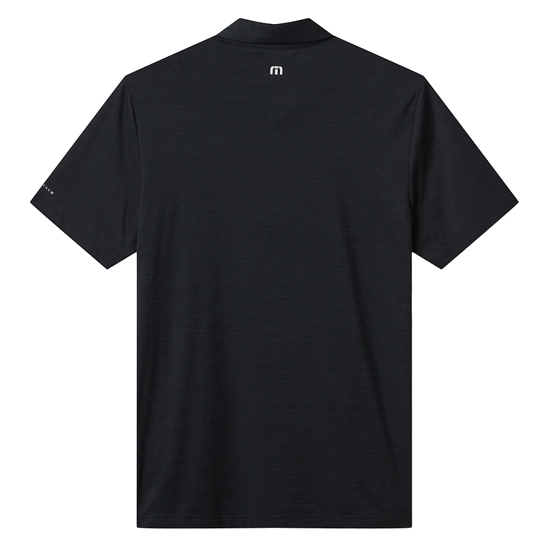 Men's TravisMathew  Heather Black Arizona Diamondbacks Game Day Tri-Blend Polo