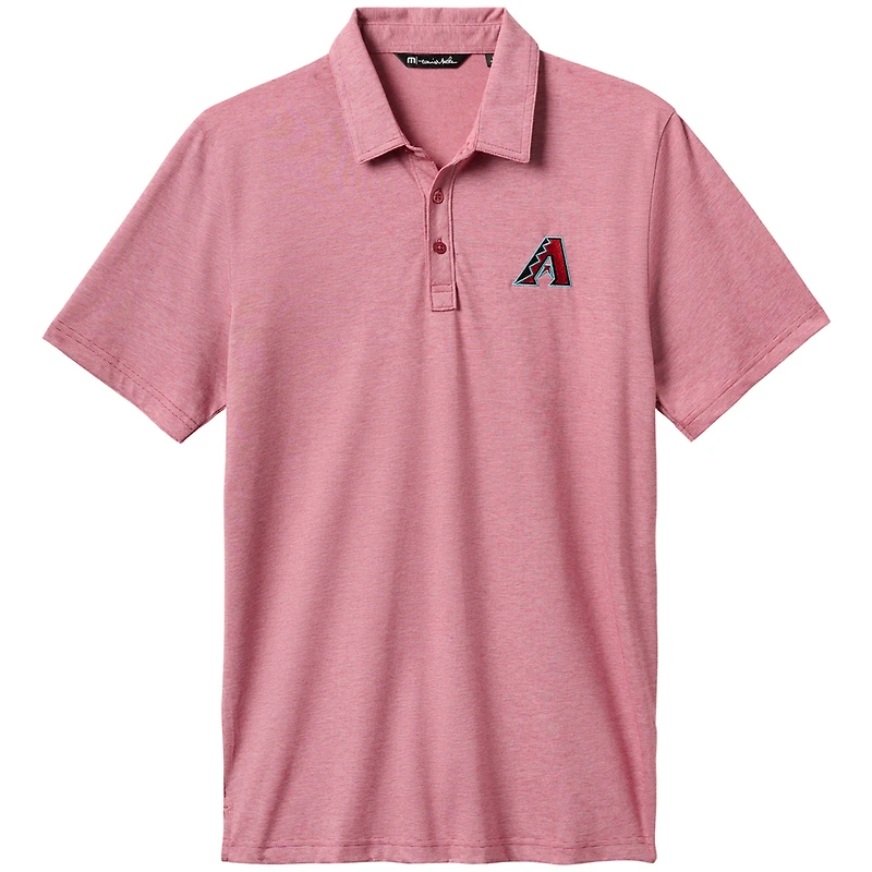 Men's TravisMathew Red Arizona Diamondbacks The Zinna Polo