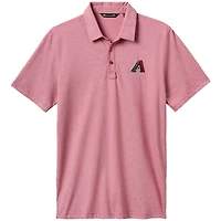 Men's TravisMathew Red Arizona Diamondbacks The Zinna Polo