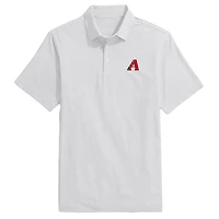Polo à rayures Bradley Vineyard Vines pour hommes, gris Arizona Diamondbacks