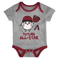 Ensemble de deux bodies pour nouveau-né Arizona Diamondbacks Triple Hit