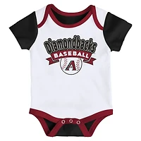 Newborn  Arizona Diamondbacks Triple Hit Two-Pack Bodysuit Set