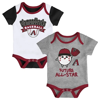 Ensemble de deux bodies pour nouveau-né Arizona Diamondbacks Triple Hit