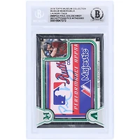Paul Goldschmidt Arizona Diamondbacks Autographed 2018 Topps Museum Collection Emerald MLB Majestic Laundry Tag Relic #MM-PGO #1/1 Beckett Fanatics Witnessed Authenticated Card