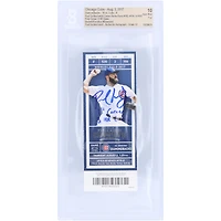 Paul Goldschmidt Arizona Diamondbacks Autographed First Career 3-HR Game Beckett Fanatics Witnessed Authenticated 10/10 Ticket from August 3, 2017 with "1st Career 3 HR Game" Inscription