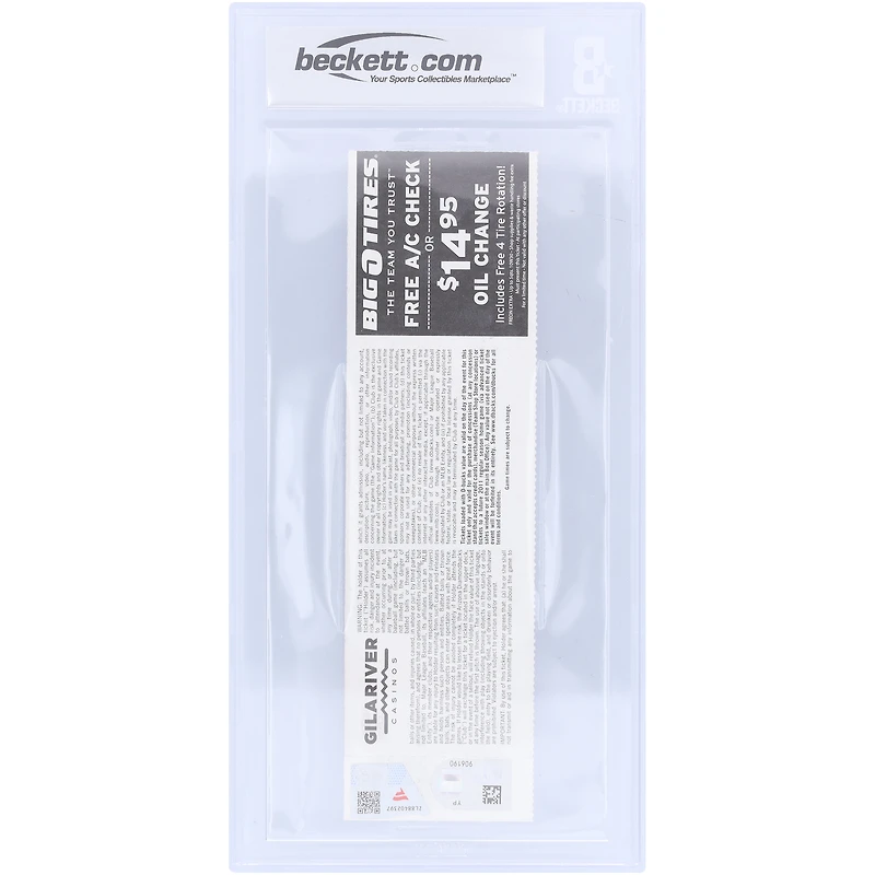 Paul Goldschmidt Arizona Diamondbacks Autographed First Career Multi-Hit Game Beckett Fanatics Witnessed Authenticated 9/10 Ticket from August 14, 2011 with "1st Multi Hit Game" Inscription