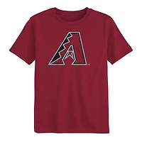 T-shirt Outerstuff rouge avec logo principal des Arizona Diamondbacks pour enfants d'âge préscolaire
