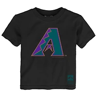 Toddler Mitchell & Ness  Black Arizona Diamondbacks Retro Logo T-Shirt