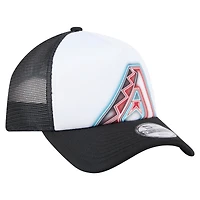 Toddler New Era  White/Black Arizona Diamondbacks Painted A-Frame 9FORTY Trucker Adjustable Hat