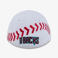Toddler New Era  White Arizona Diamondbacks Baseball 39THIRTY M-Crown Adjustable Hat
