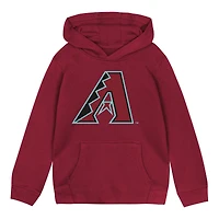 Sweat à capuche en polaire Outerstuff rouge avec logo principal des Arizona Diamondbacks pour tout-petits