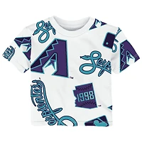 T-shirt blanc Outerstuff pour tout-petits, motif jour de match des Arizona Diamondbacks City Connect