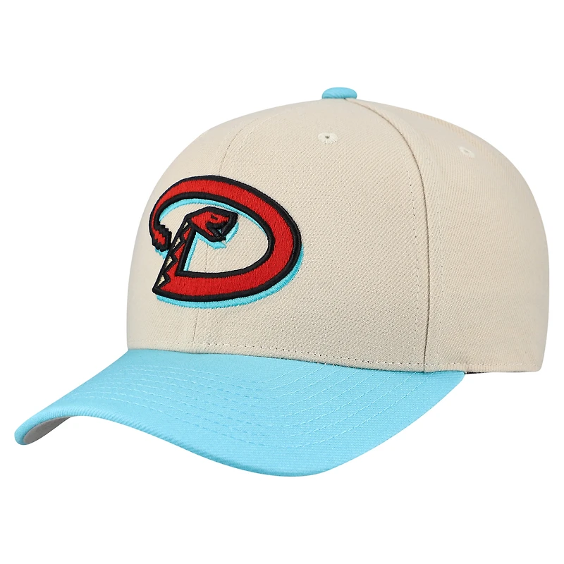 Unisex Mitchell & Ness Cream Arizona Diamondbacks Basic Pro Adjustable Hat