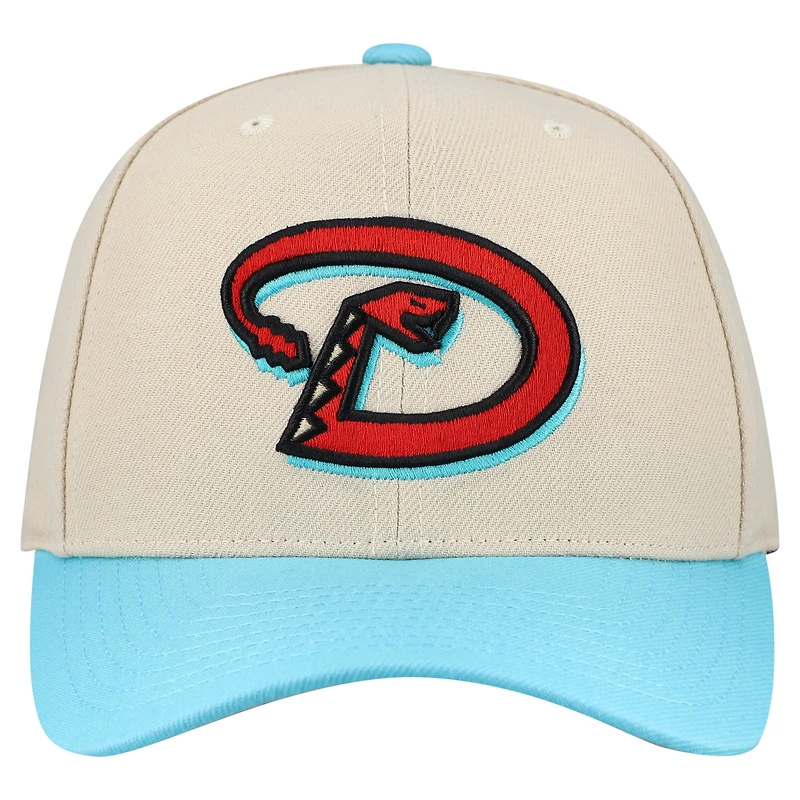 Casquette ajustable unisexe Mitchell & Ness crème Arizona Diamondbacks Basic Pro