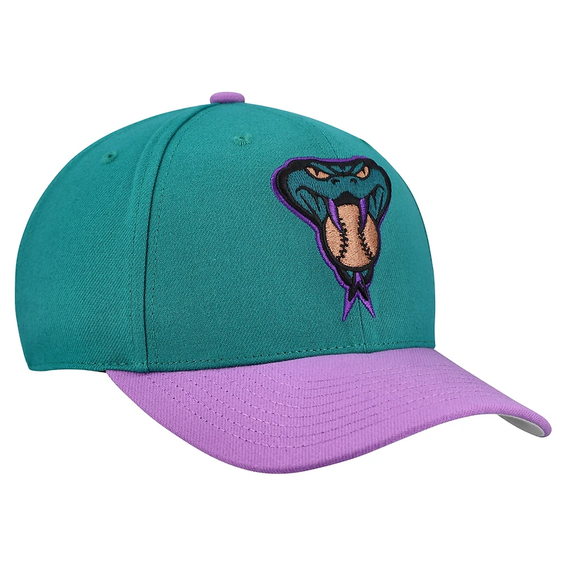 Casquette ajustable unisexe Mitchell & Ness Teal Arizona Diamondbacks Basic Coop Pro