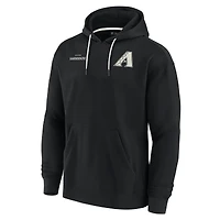 Sweat à capuche unisexe Fanatics noir Arizona Diamondbacks Elements en polaire ultra douce