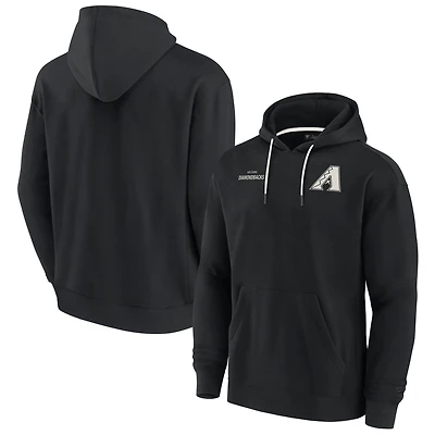 Sweat à capuche unisexe Fanatics Black Arizona Diamondbacks Elements en polaire super douce
