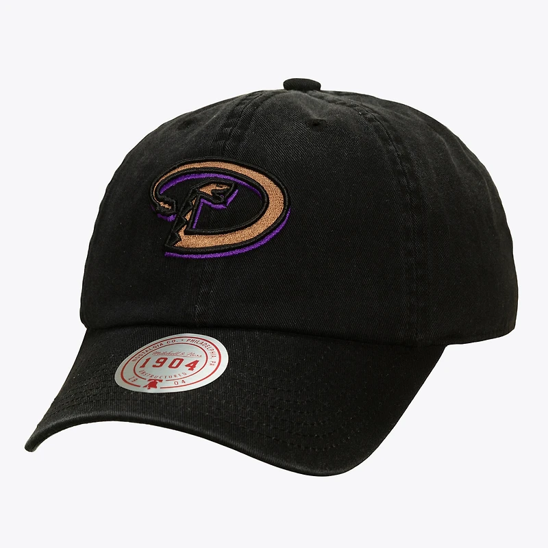 Unisex Mitchell & Ness Black Arizona Diamondbacks 1904 Soft Wash Cooperstown Adjustable Hat