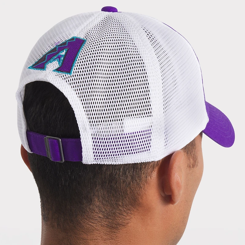 Casquette ajustable Nike City Connect Club 2025 des Diamondbacks de l'Arizona, violet/blanc, unisexe