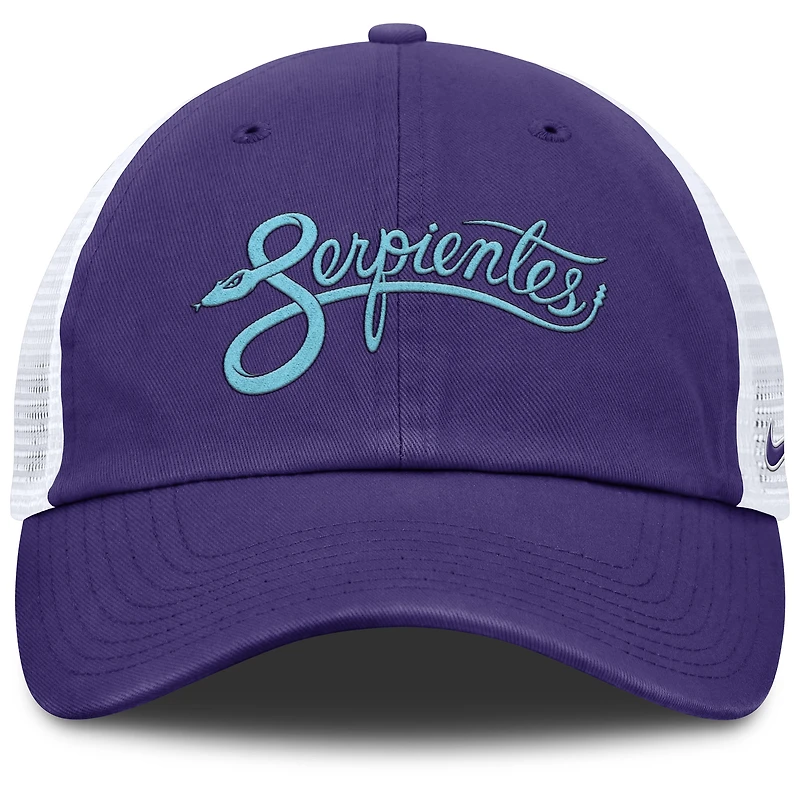 Unisex Nike Purple/White Arizona Diamondbacks 2025 City Connect Club Trucker Adjustable Hat